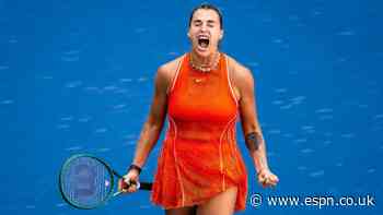 Sabalenka edges Noskova, remains alive for US Open three-peat