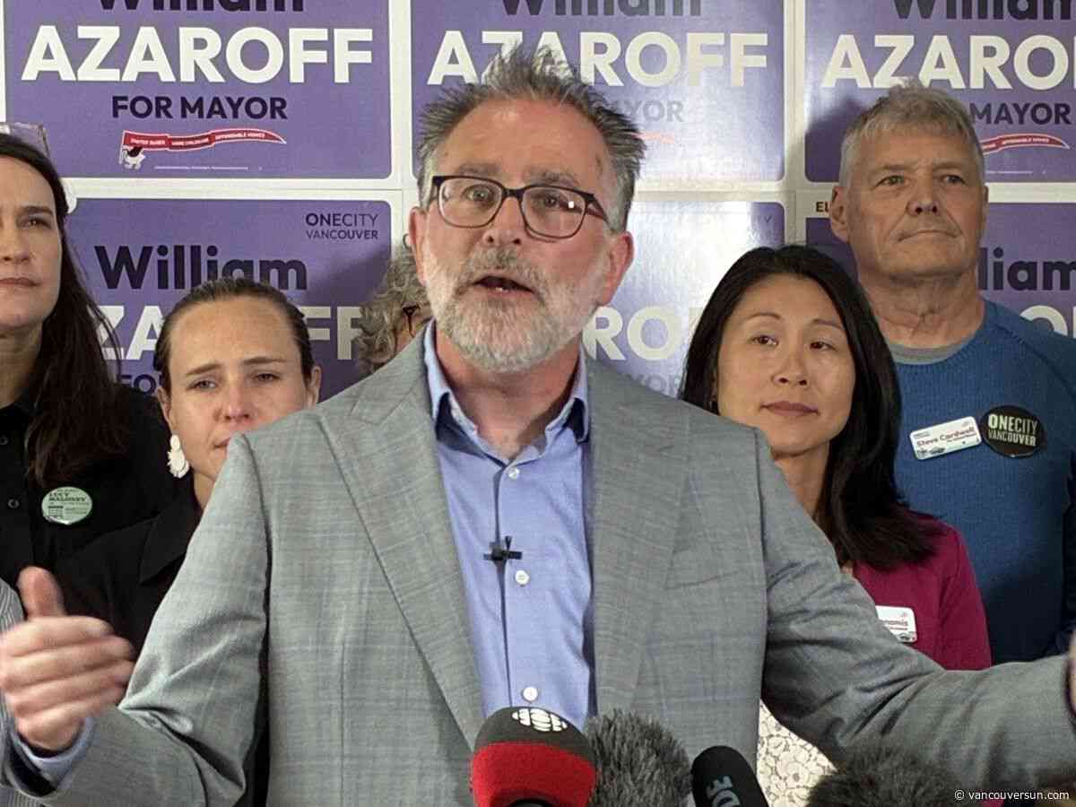 William Azaroff backs out of Vancouver mayoral race