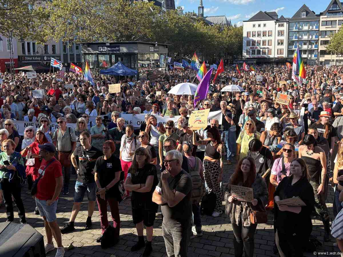 Großdemo in Köln für Demokratie und gegen Rechts
