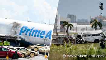 5 killed in Amazon cargo crash at MIA were cleaning company workers in van hit by jet