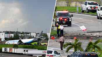 Amazon cargo plane crash leads to travel disruptions at Miami International Airport