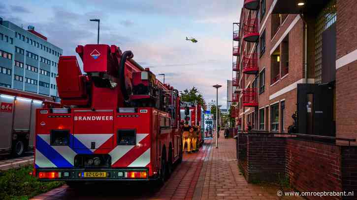 Brand in appartement in Eindhoven, flat gedeeltelijk ontruimd