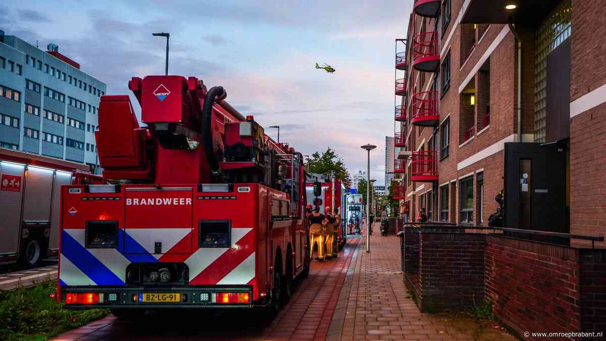Brand in appartement in Eindhoven, flat gedeeltelijk ontruimd