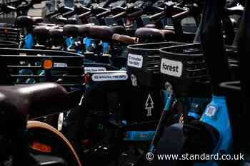 Rental e-bikes in London borough get number plates to help track down rogue cyclists