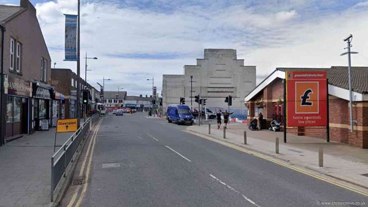Audi trashed as disturbance erupts outside Ashington takeaway