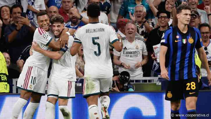 [VIDEO] Arquero de Inter cometió chambonada y permitió gol de Valverde en la Champions