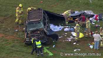 Two children killed, six injured in car rollover near Bacchus Marsh