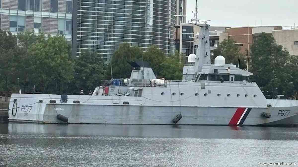 French Navy confirms why it has a patrol boat in Cardiff Bay