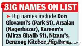 40 restaurants, sweet shops shut in Kolkata over safety norms