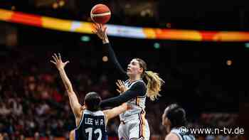 Südkorea abgefertigt: Deutsche Basketballerinnen rauschen souverän ins WM-Viertelfinale