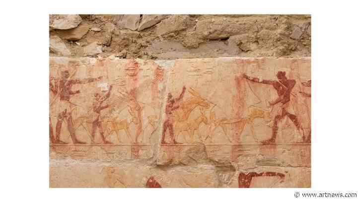 Well-Preserved Tomb of Ancient Egyptian Official Found Near Saqqara
