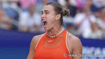 Emotional Aryna Sabalenka left 'speechless' after knocking out Wimbledon champion Linda Noskova to make US Open semi-finals - with one eye on a New York 'three-peat'