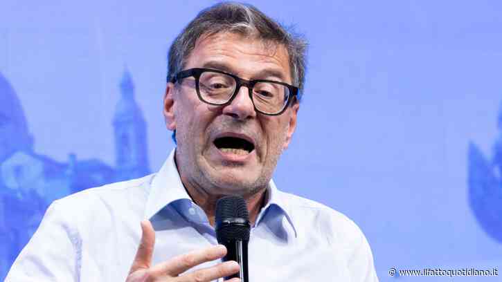 Manovra, Giorgetti: “Flat tax per gli stipendi dei giovani, ma sulla pensione a 64 anni attenzione alla sostenibilità”