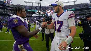 Allen, Jackson, Burrow lead NFL MVP faves; Non-QBs lead OROY odds