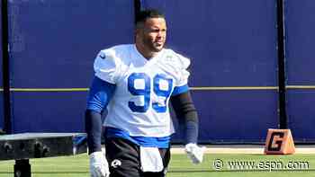 Rams star Donald won't travel to Australia, out against 49ers