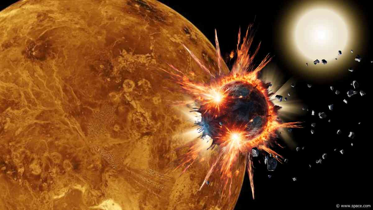 Did Venus eat its own moon?