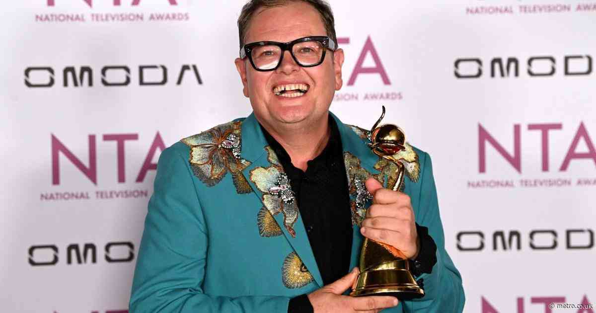 Alan Carr declares next Celebrity Traitors winner after sobbing at National Television Awards