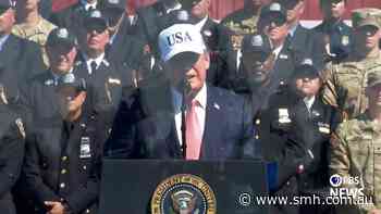 Trump claims firefighters carried him from Ground Zero