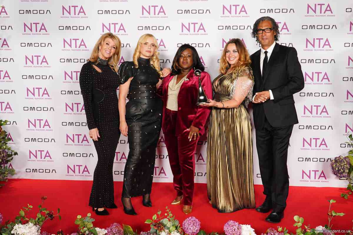 Celebrity Traitors celebrated for ‘male tenderness’ at NTAs