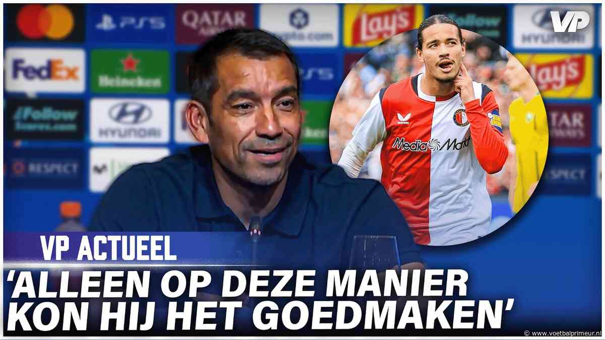 Van Bronckhorst hint op basisplaats tegen Barça: 'Weet wat hij het team kan geven'