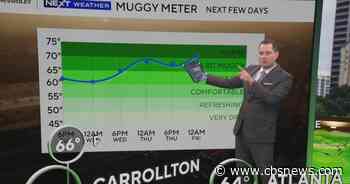 Heat, high humidity and storms on their way to Georgia