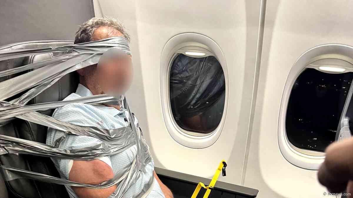 Last Week: Unruly passenger arrested after being restrained with duct tape during flight