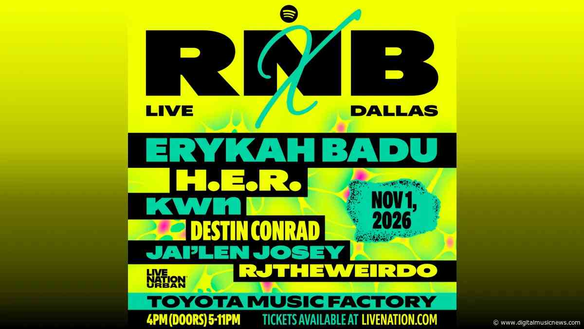 Spotify’s Live Nation Partnership Goes Further With ‘RNB X Live’ In Dallas