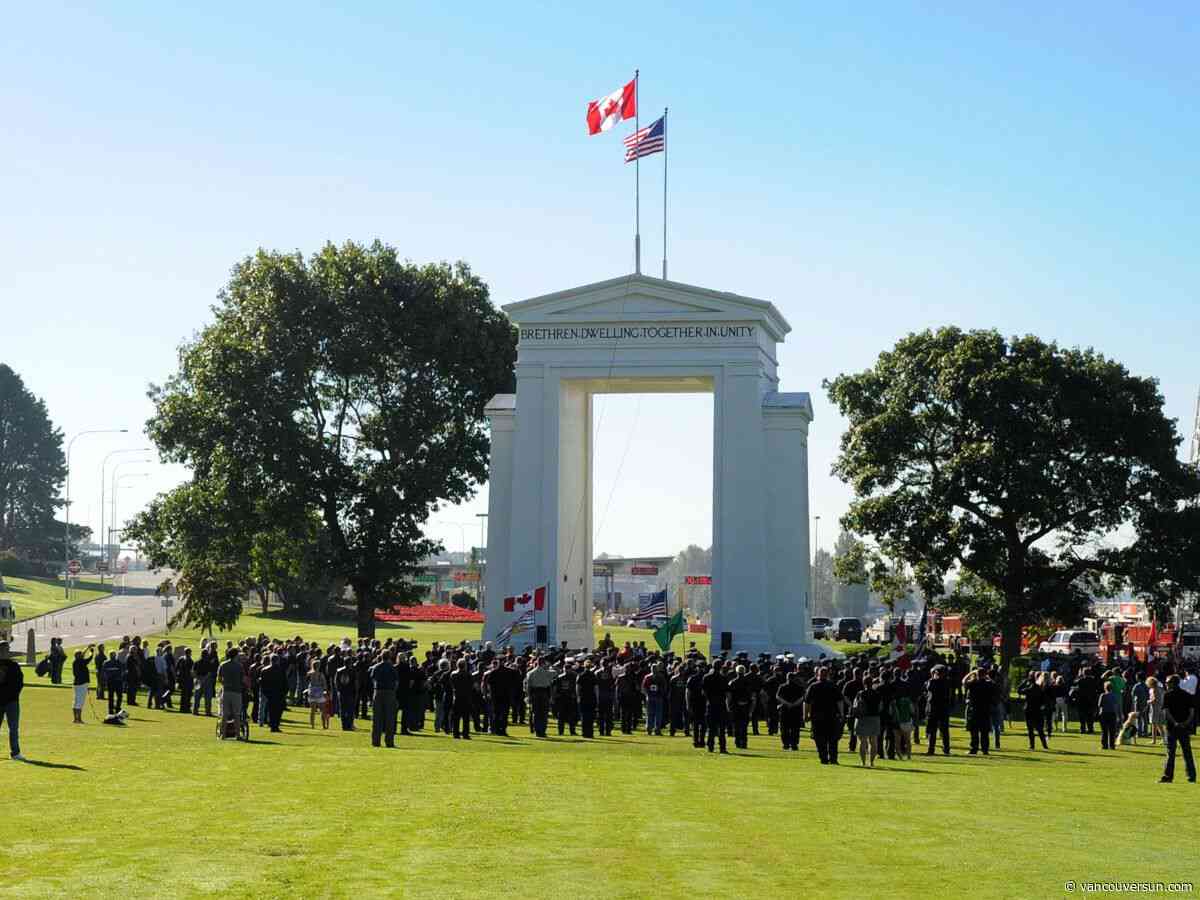 Opinion: On Sept. 11, the memorial ceremony at Peace Arch reminds us that some things rise above borders 