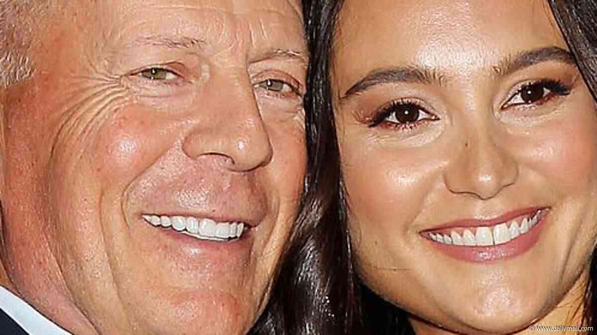 Bruce Willis' wife Emma says their daughters have seen her 'broken on the floor' amid the actor's 'hard' dementia battle