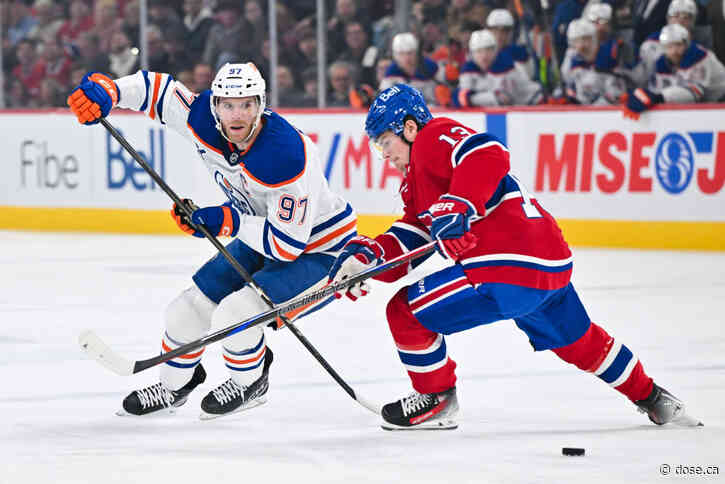 Connor McDavid Shows His Love for the Canadiens Fans and the Bell Centre