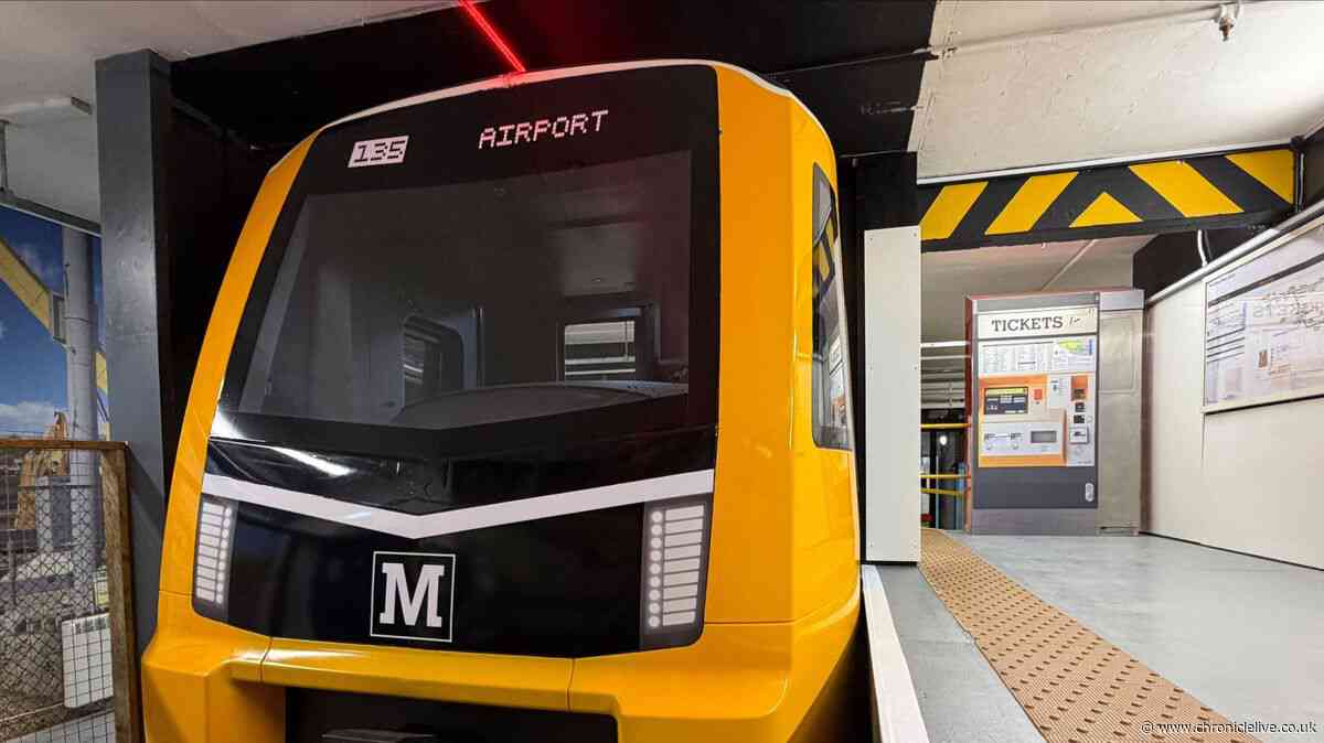 Life-sized replica of new Tyne and Wear Metro train to help teach children about rail safety
