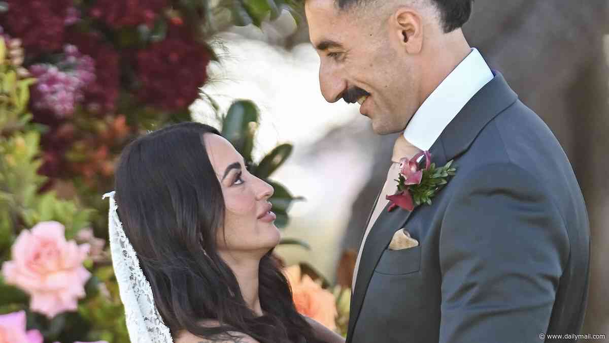 Drama on Married At First Sight set as ambulance and police rescue show up after man becomes trapped in hotel infinity pool - before he is carried out on spinal board