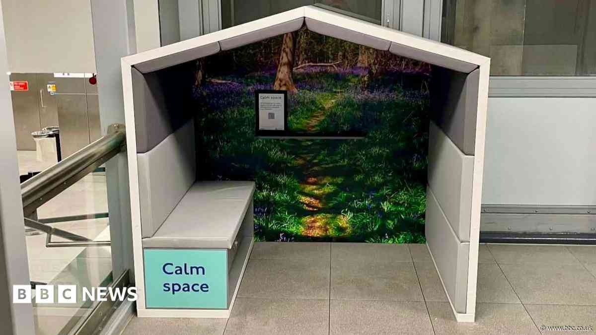 'Calm space' installed at busy Tube station