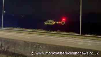 M62 shut off to traffic as air ambulance called to 'police incident'