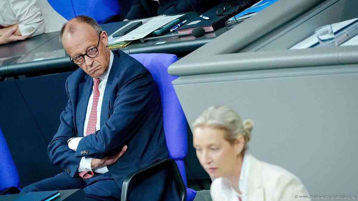 Merz gegen Weidel: Rededuell nach dem AfD-Wahlbeben