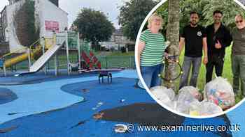 Children bruised and scratched, yobs in masks and cracked rubber mats - welcome to worst playground in the north