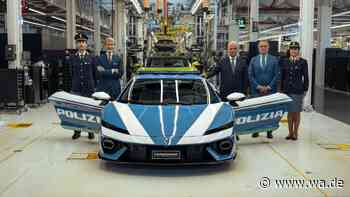 920-PS-Monster für die italienische Polizei – doch auf Raser-Jagd geht dieser Lamborghini nicht