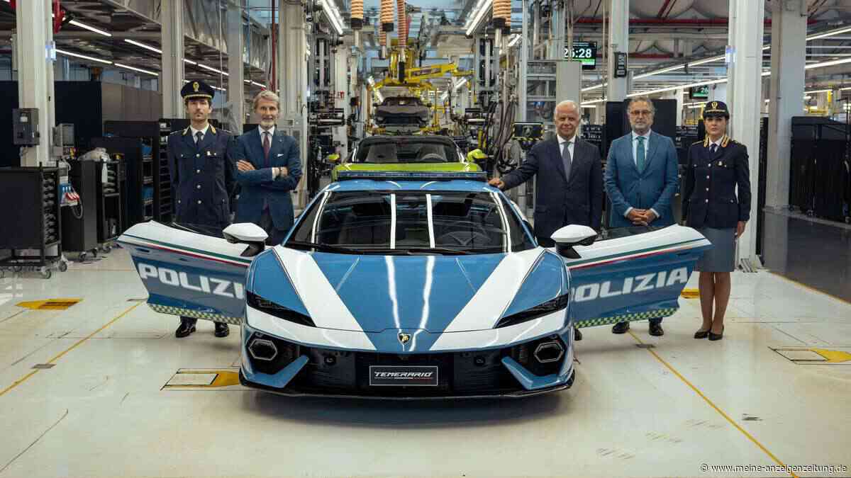 920-PS-Monster für die italienische Polizei – doch auf Raser-Jagd geht dieser Lamborghini nicht
