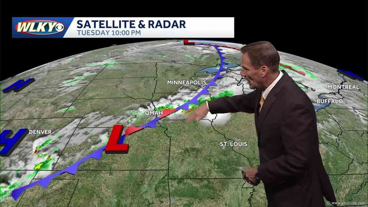 Hot Wednesday followed by scattered storm chances