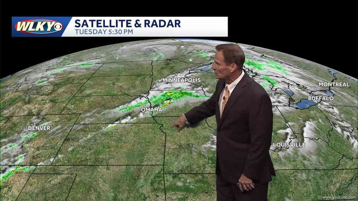Heat building for Wednesday followed by storm chances