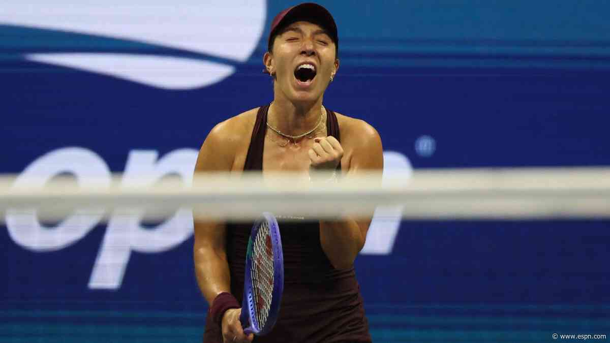 Pegula outlasts Navarro in all-American US Open quarterfinal