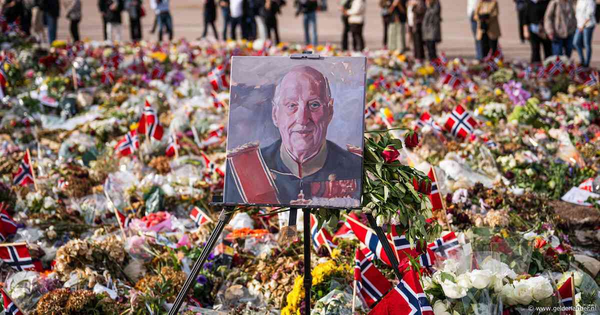 Noorwegen neemt afscheid van koning Harald: zijn Mette-Marit en haar zoon daarbij?