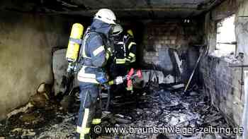 Rund 60 Einsatzkräfte löschen Garagenbrand in Rühen und verhindern Schlimmeres