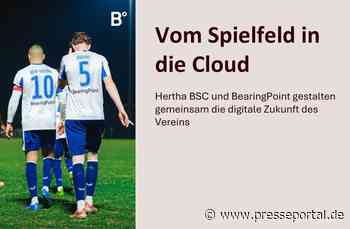 Vom Spielfeld in die Cloud: Hertha BSC und BearingPoint gestalten gemeinsam die digitale Zukunft des Vereins