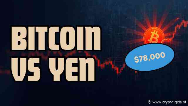 Bitcoin Houdt Stand Boven $78.000 Ondanks Historische Yen-Schok: Dit Moet Je Weten