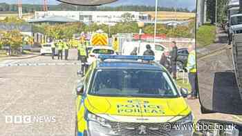 'Hazardous material' alert after smoke seen at industrial estate