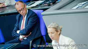 Merz gegen Weidel: Im Bundestag beginnt jetzt der große Showdown