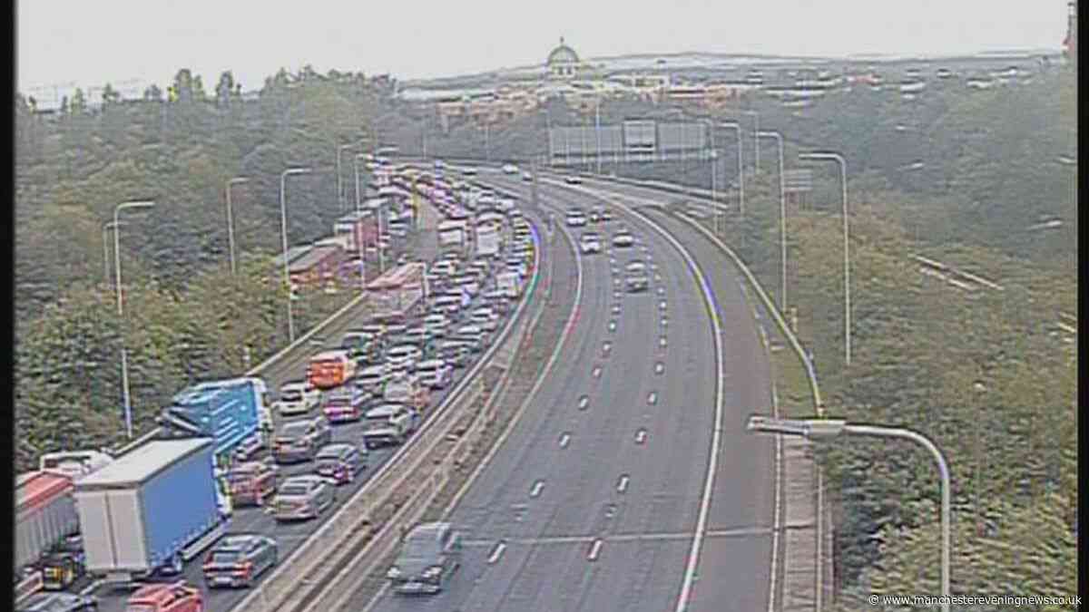 M60 closed LIVE updates as traffic stopped near Trafford Centre amid police incident