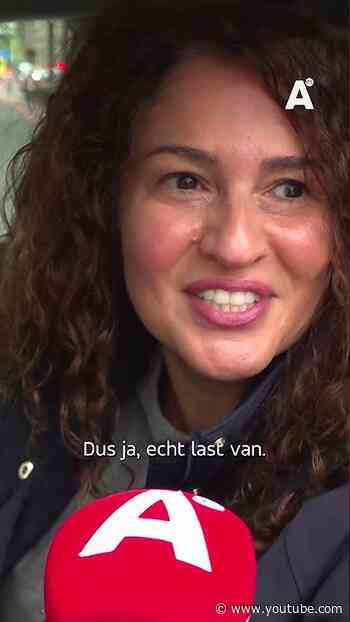 Drukte op versmalde Weesperstraat
