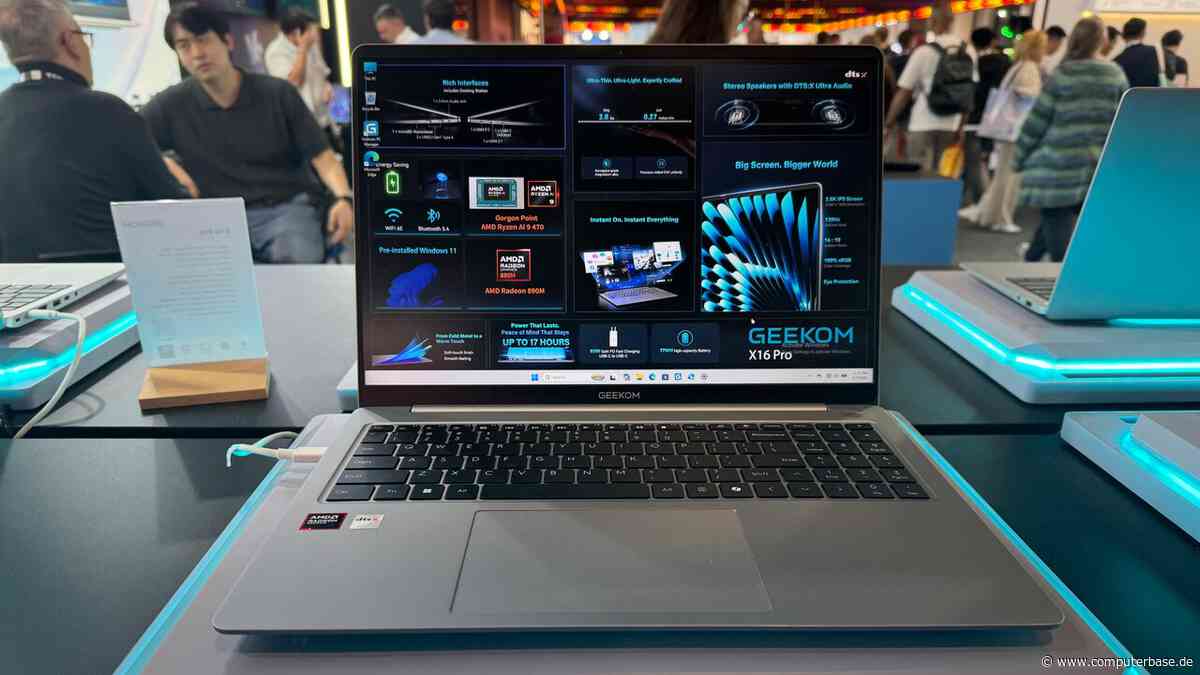 GeekBook X16 Pro AMD Edition: Nach „Intel only“ kommt ein erstes Notebook mit Ryzen